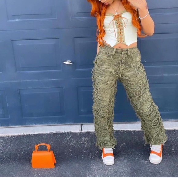 Camo Ripped Pants - Picture 10 of 13